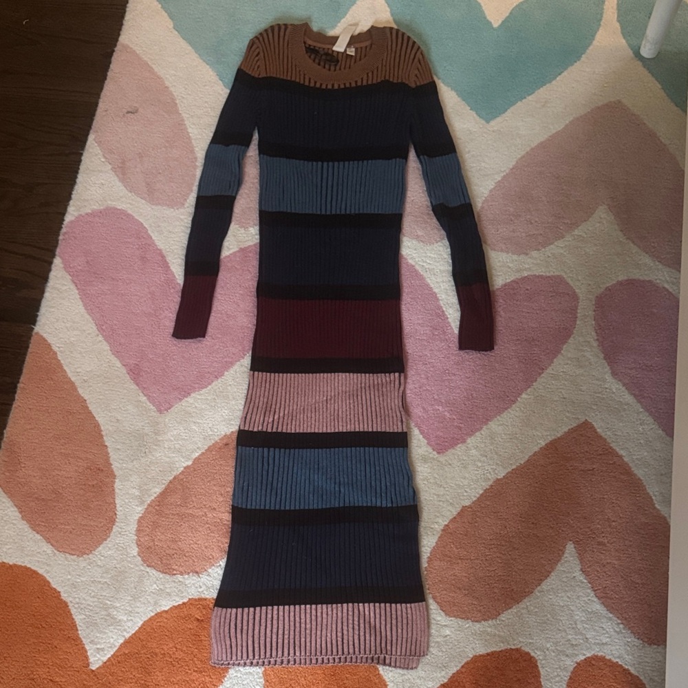 DOLAN womens fall knit long dress